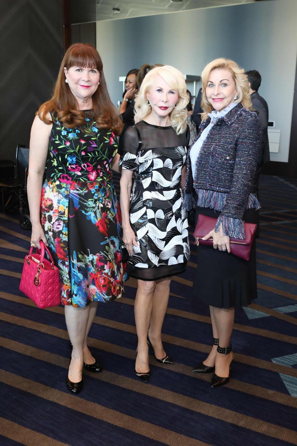 Barbara Van Postman, Diane Lokey Farb, Dana Kervin at Best Dressed Luncheon 2017