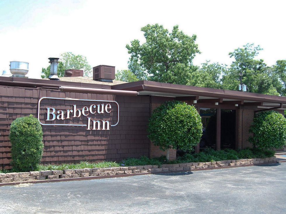 Barbecue Inn Houston interior with people