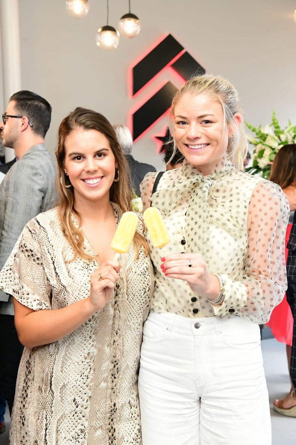 Barry's Bootcamp River Oaks 11_Camille Gallaghet and Audrey Sarver