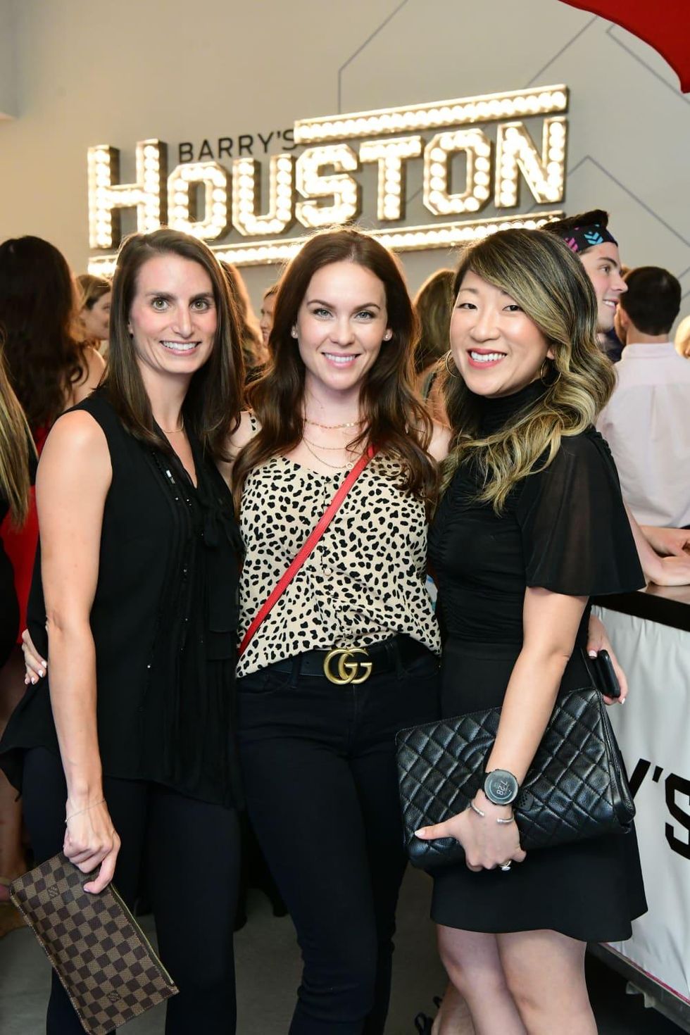 Barry's Bootcamp River Oaks Shelley Virene, Brittany Hutchinson, Tara Wolff