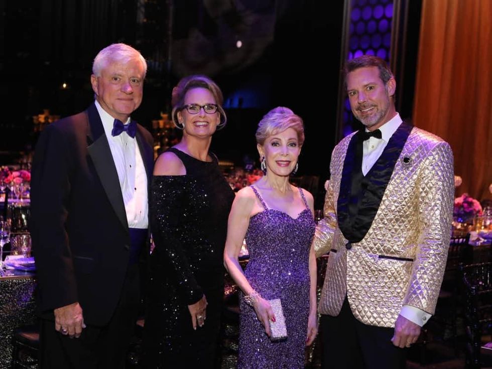 Bart McAndrews, Becky McAndrews, Margaret Alkek Williams, Paul David Van Atta at TUTS Dreamgirls Gala 2017