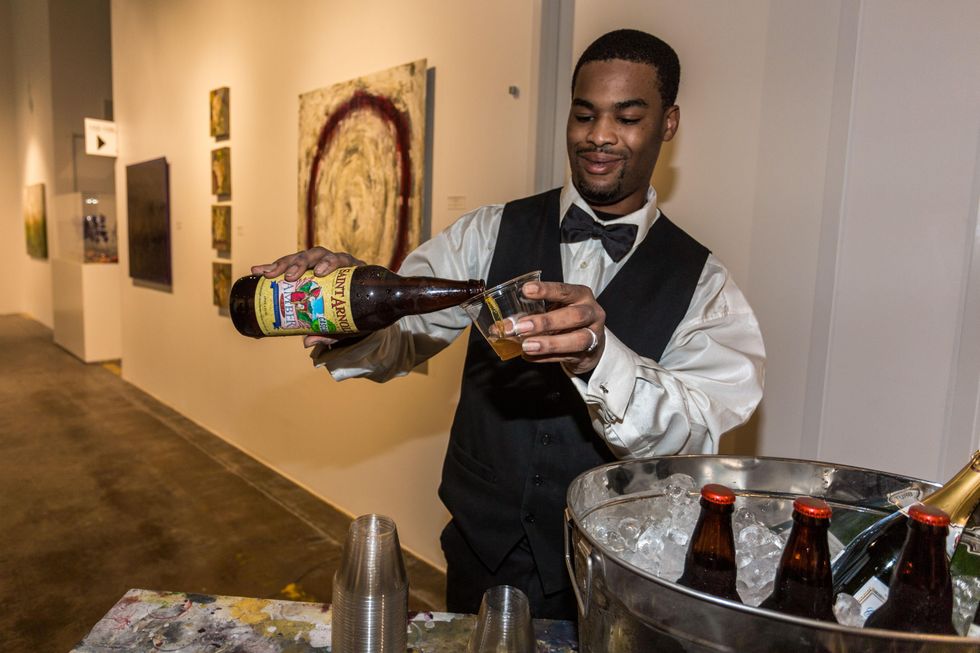 Bartender at Justin Garcia presents 7 Unlayered October 2014