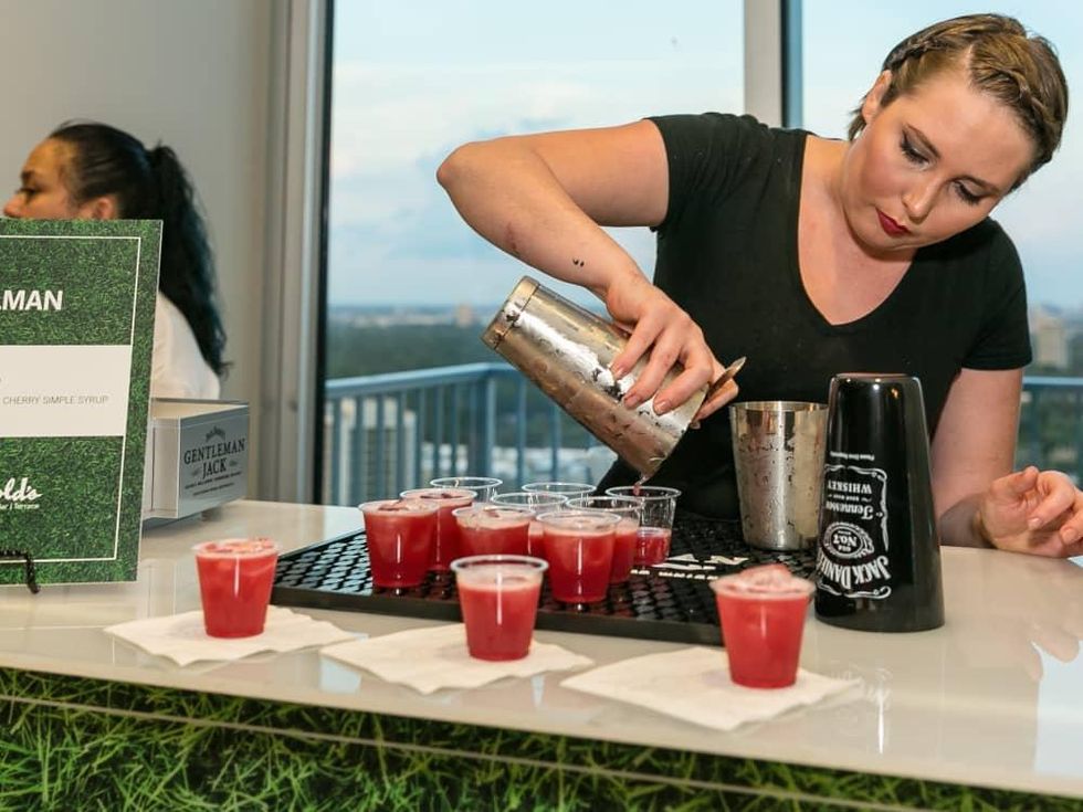 Bartender Julia Tillman at CultureMap Country Club Social