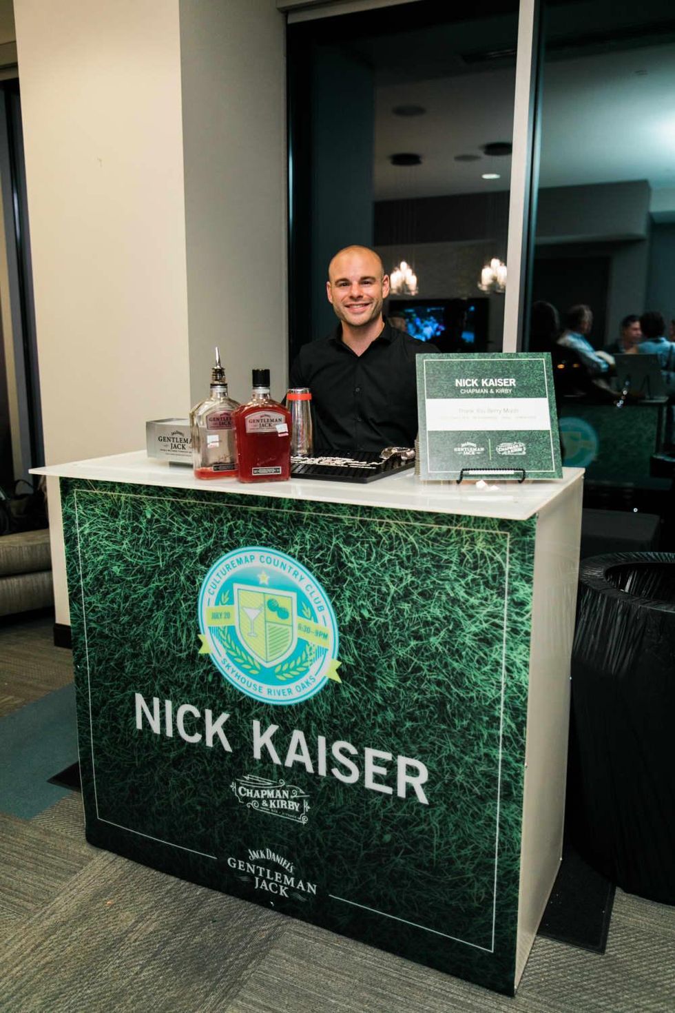 Bartender Nick Kaiser at CultureMap Country Club Social