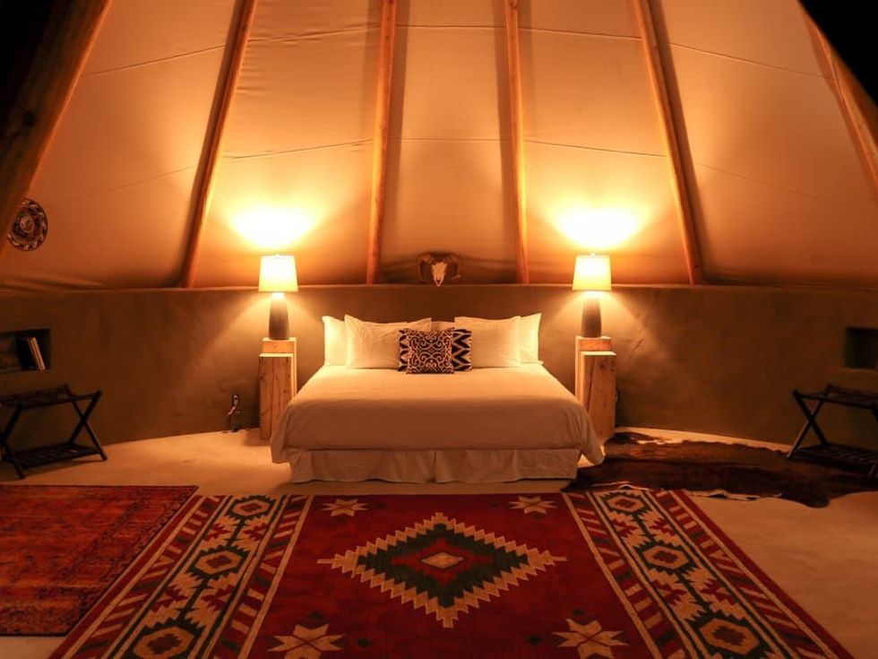 Basecamp Terlingua bubble tipi tent West Texas