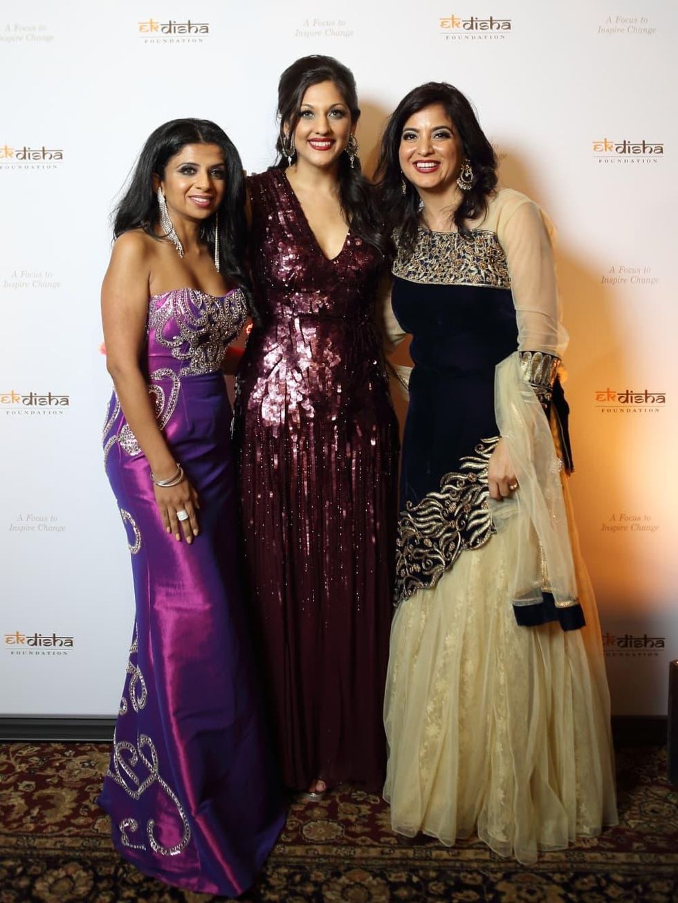 Bass Gala 2015 Farida Abjani, Dr. Sippi Khurana, Geeta Anand