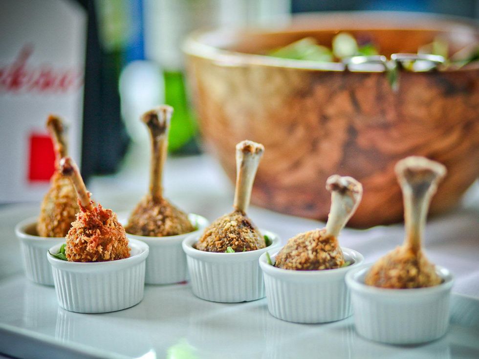 Bastille Day Celebration at Philippe Restaurant + Lounge July 2013 duck confit