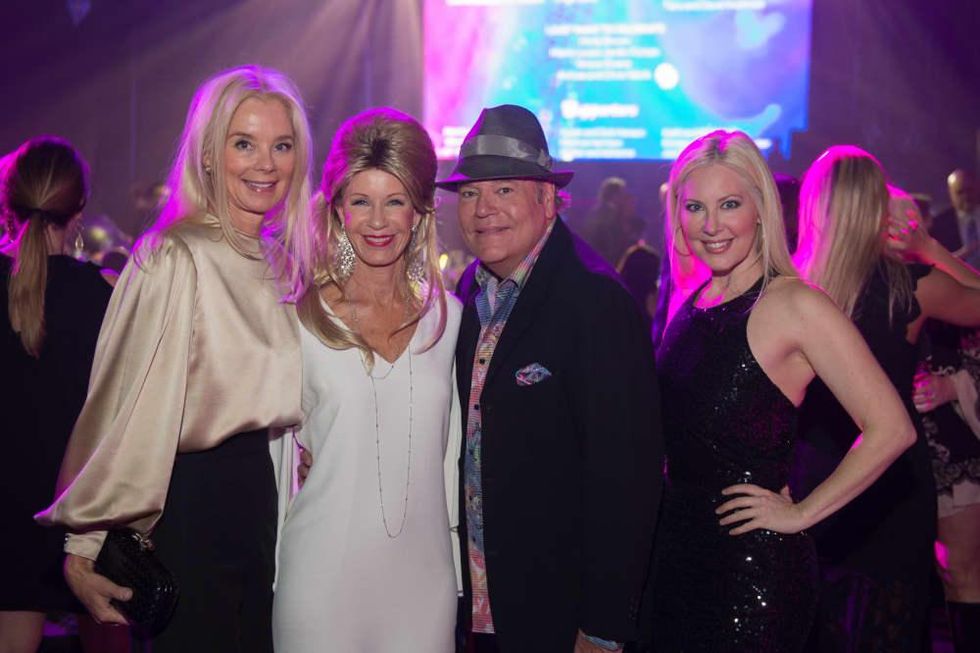 Baylor College of Medicine gala 4/16 Tena Faust, Peggy Wright, Bubba McNeely, Jennifer Garrett