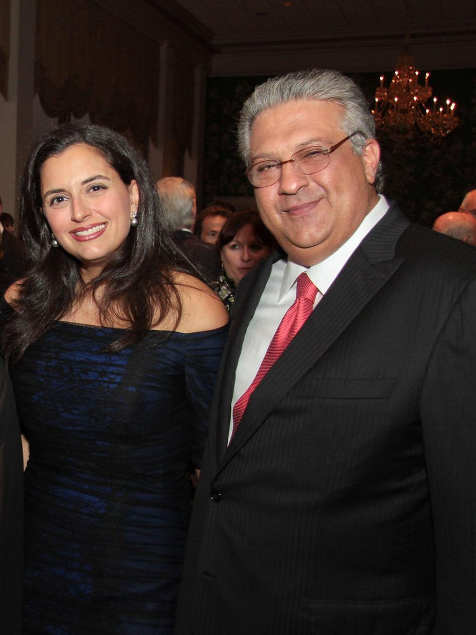 Baylor Friends dinner October 2012 Zeina and Nijad Fares