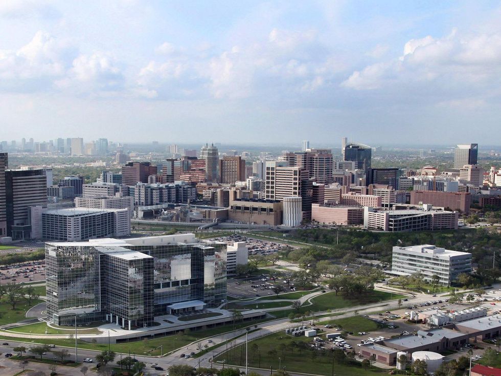 Baylor St. Luke's MeMcNair Campus with Texas Medical Center January 2014