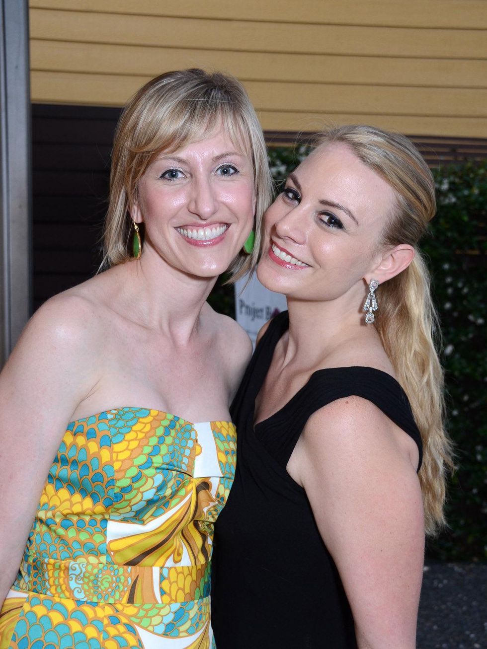 Baylor Teen Health Clinic party May 2013 Olga Panchenko, Amber Akers