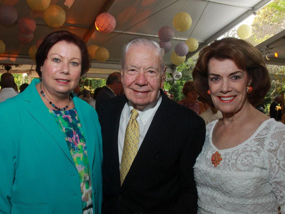 Bayou Bend Garden Party, April 2013, Bonnie Campbell, Wally Wilson, Jeanie Kilroy