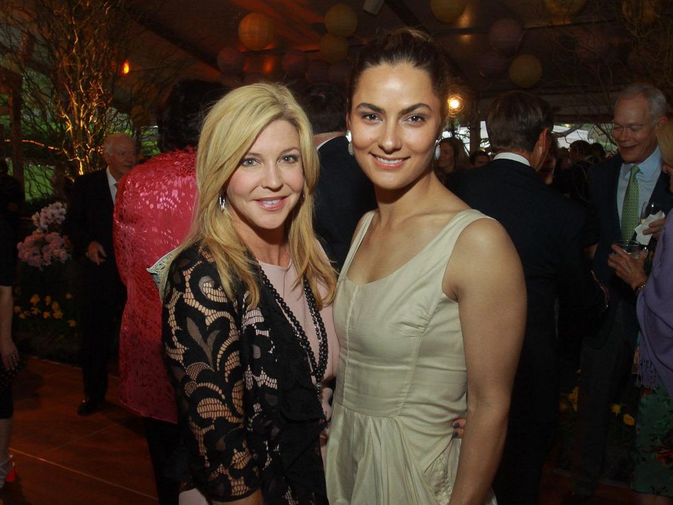 Bayou Bend Garden Party, April 2013, Heather Mitchell, left, and Christy Jennings