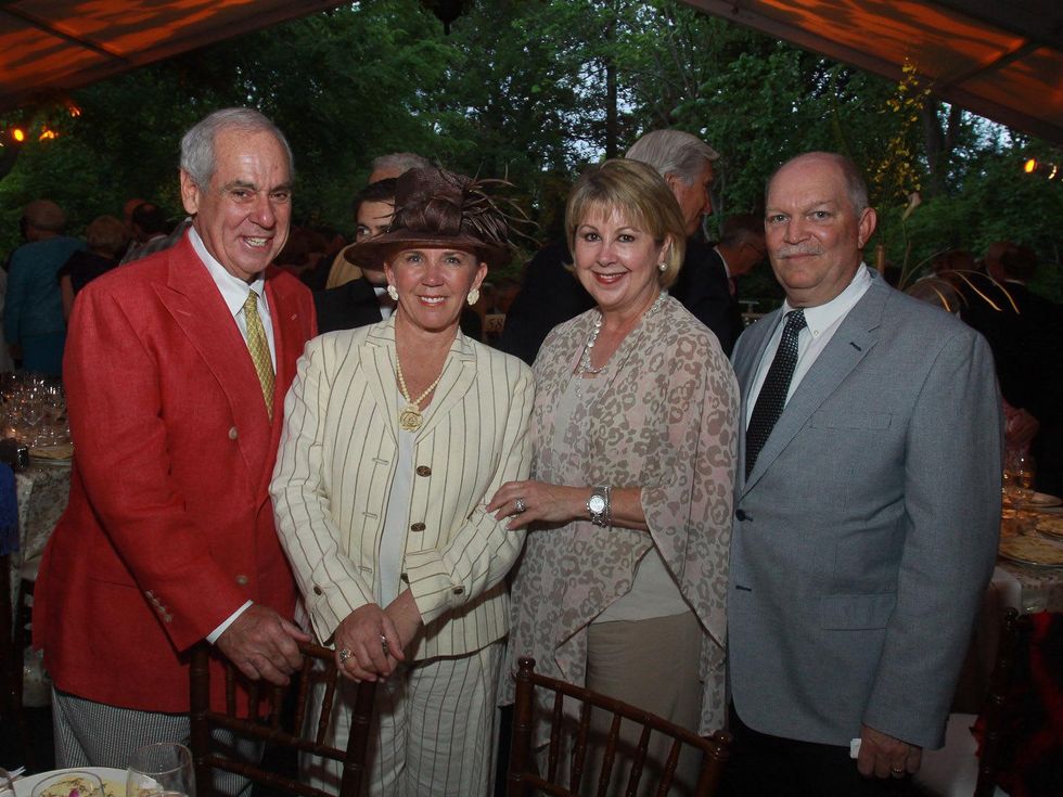 Bayou Bend Garden Party, April 2013, John Daugherty, Debbie Daugherty, Cheri Fama, Alan Fama