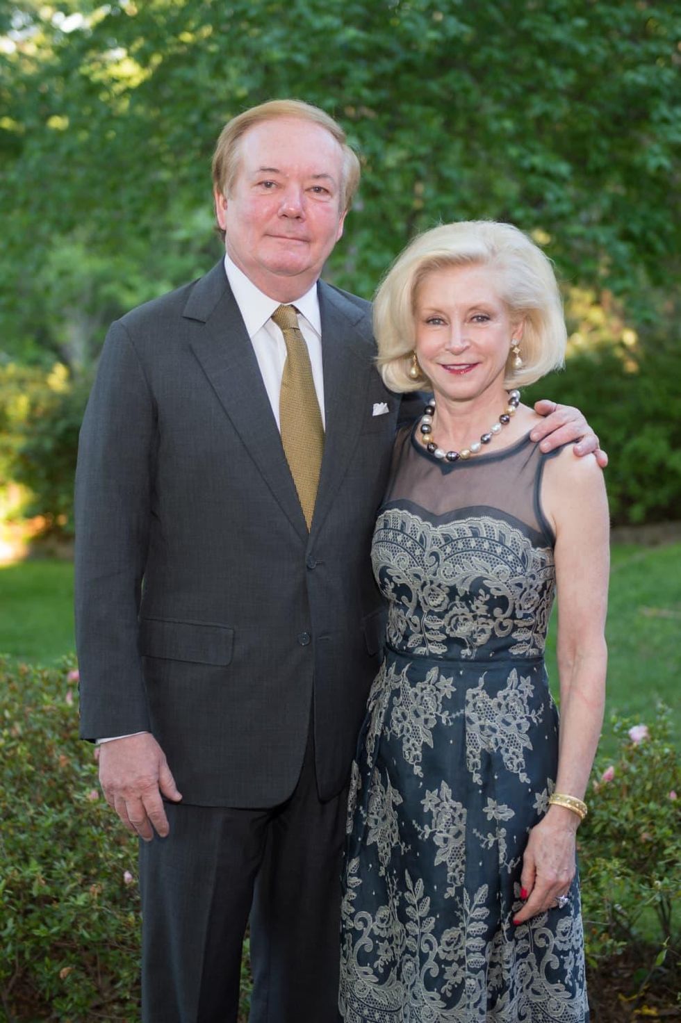 Bayou Bend Garden Party, April 2016, John Bookout, Ann Bookout
