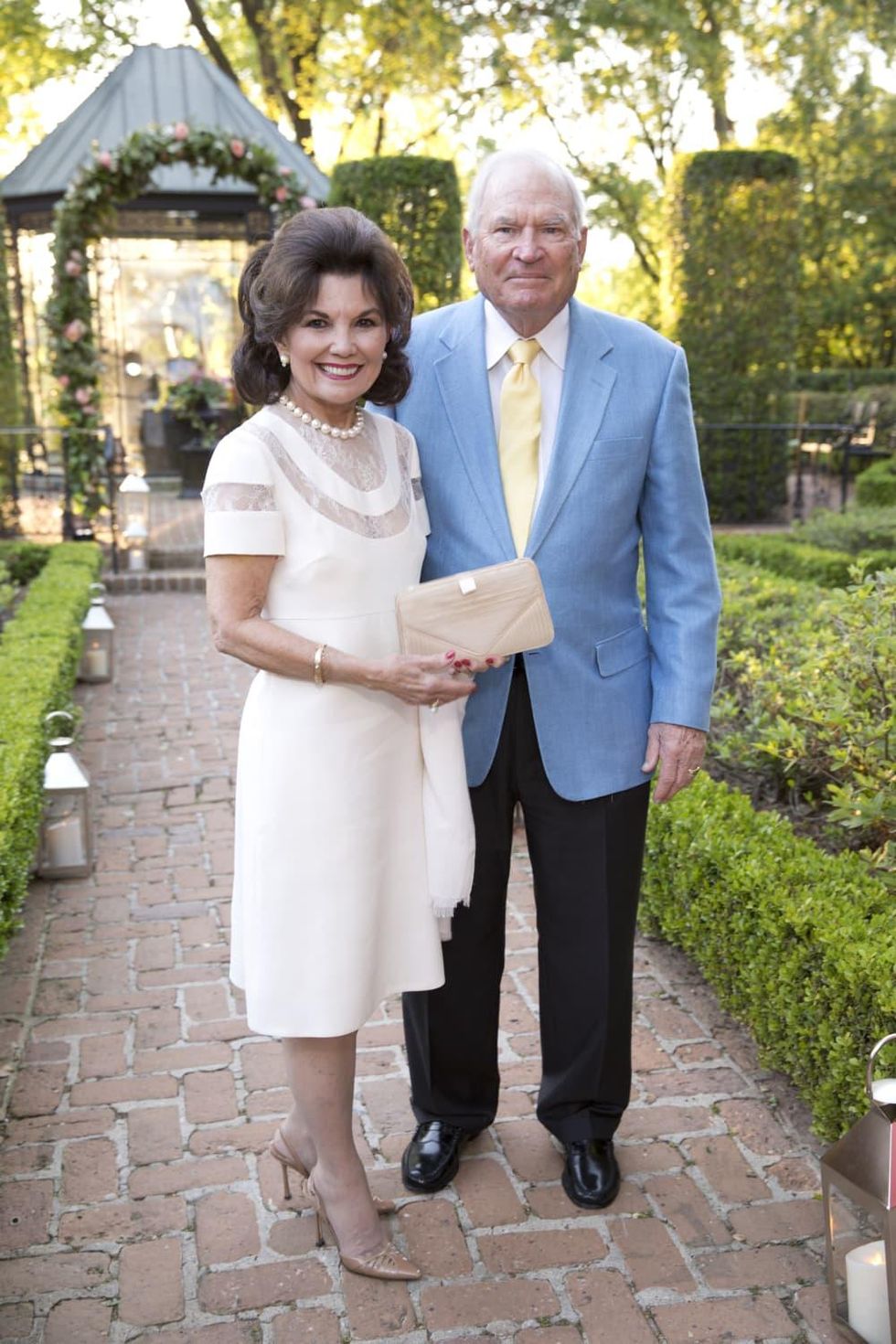 Bayou Bend Garden Party, April 2016, Linda McREynolds, Dr. Walter McReynolds