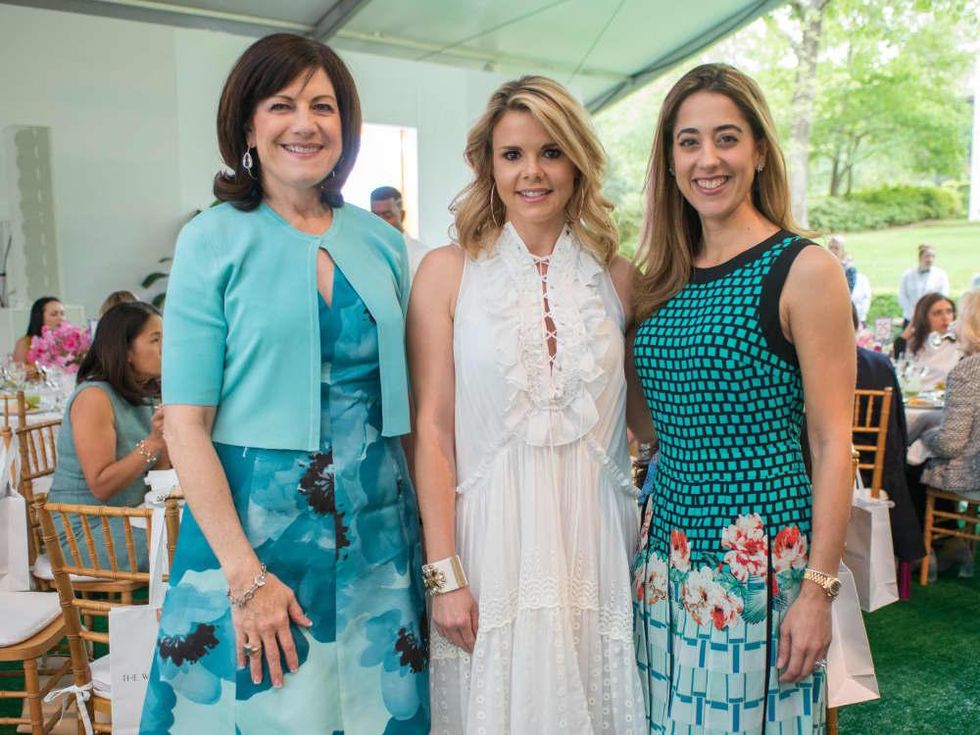 Bayou Bend luncheon, April 2016, Ellie Francisco, Reagan Bauer, Kristina Somerville