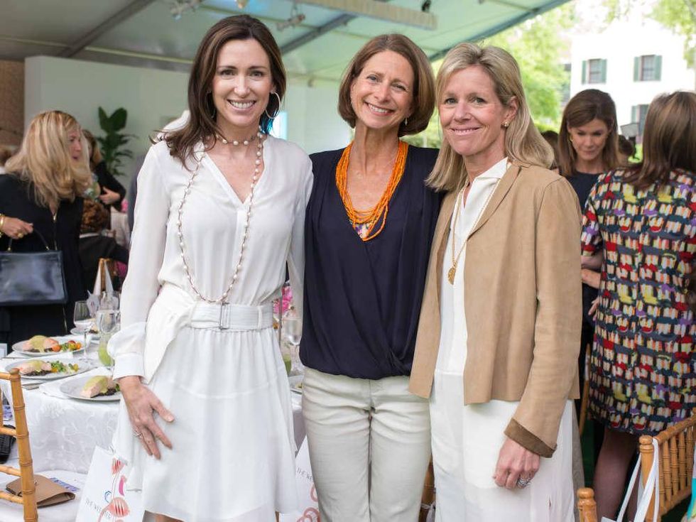 Bayou Bend luncheon, April 2016, Karen Blue, Hillary Gardy, Boo Kennedy