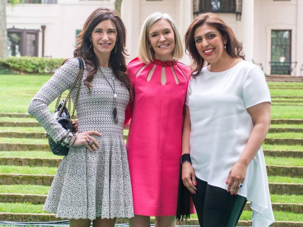 Bayou Bend luncheon, April 2016, Melissa Mithoff, Katie Brass, Nidhika Mehta