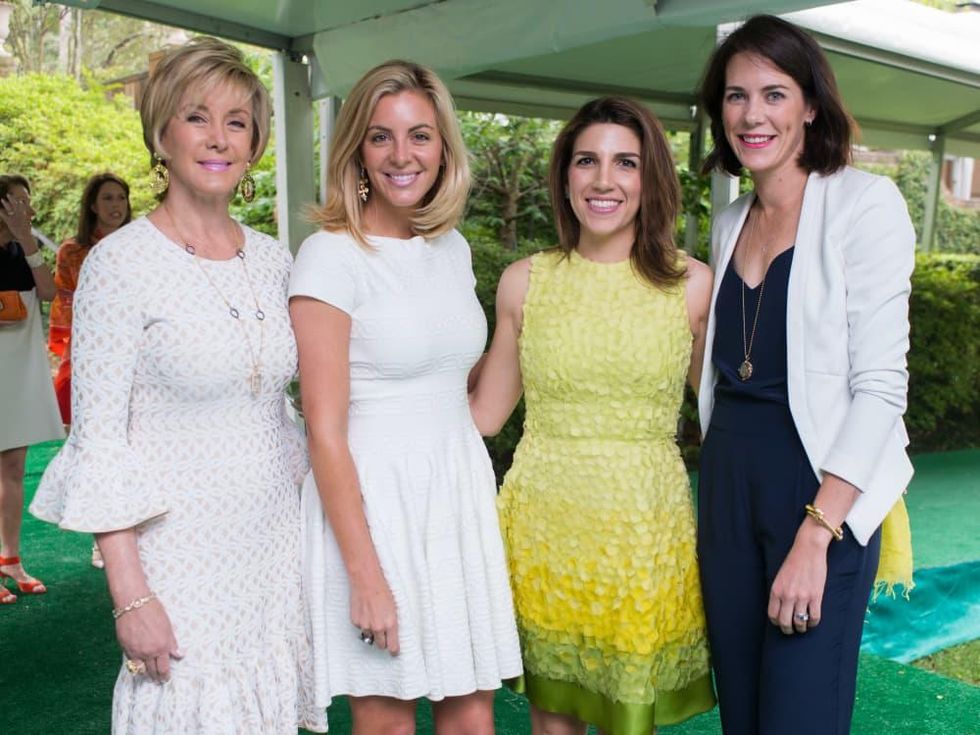 Bayou Bend luncheon, April 2016, Sheridan Williams, Kristen Nix, Neekie Kashani, Helen Wright