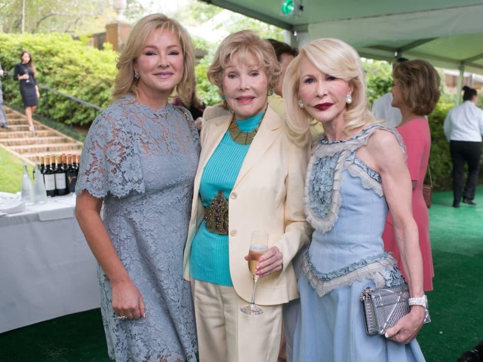 Bayou Bend luncheon, April 2016, Whitney Wheeler, Joanne King Herring, Diane Lokey Farb