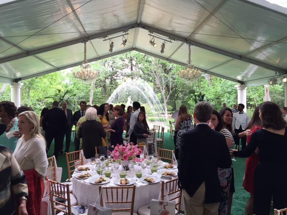 Bayou Bend Luncheon, setting