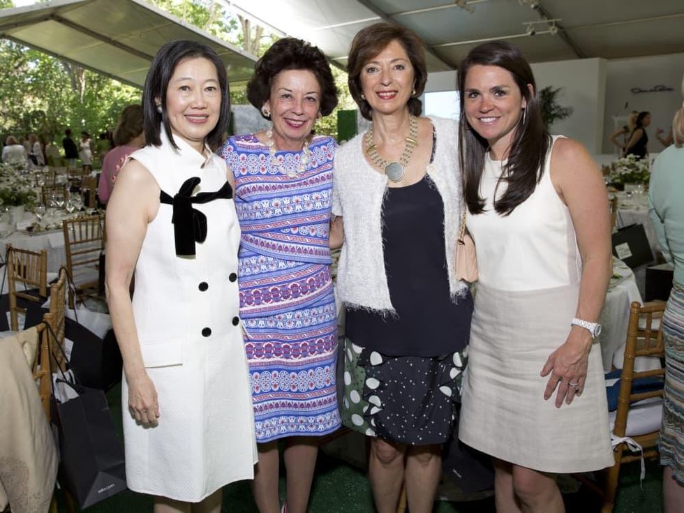Bayou Bend Oscar de la Renta, Anne Chao; Kathy Goossen; Lily Kooros; Lacey Goossen