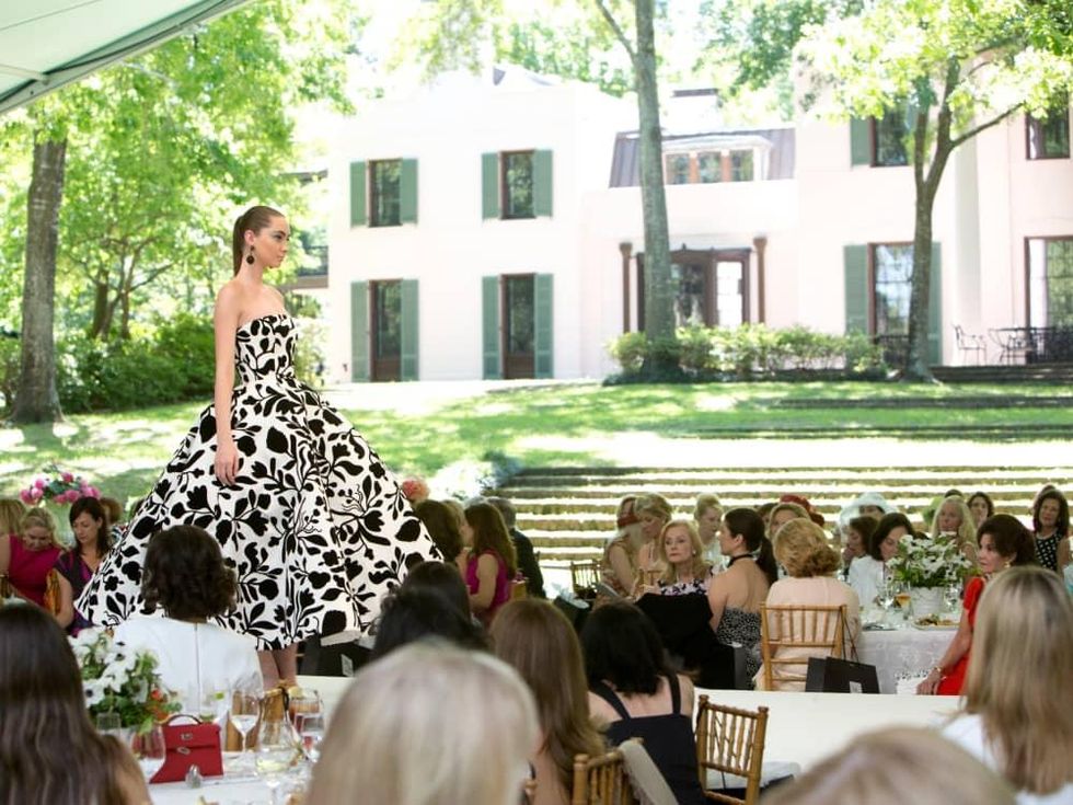 Bayou Bend Oscar de la Renta model