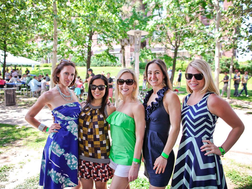 Bayou Buddies Bash April 2013 Amy Langton, Elva Franco, Katie Chachere, Ally Daum and Andrea Mitchell