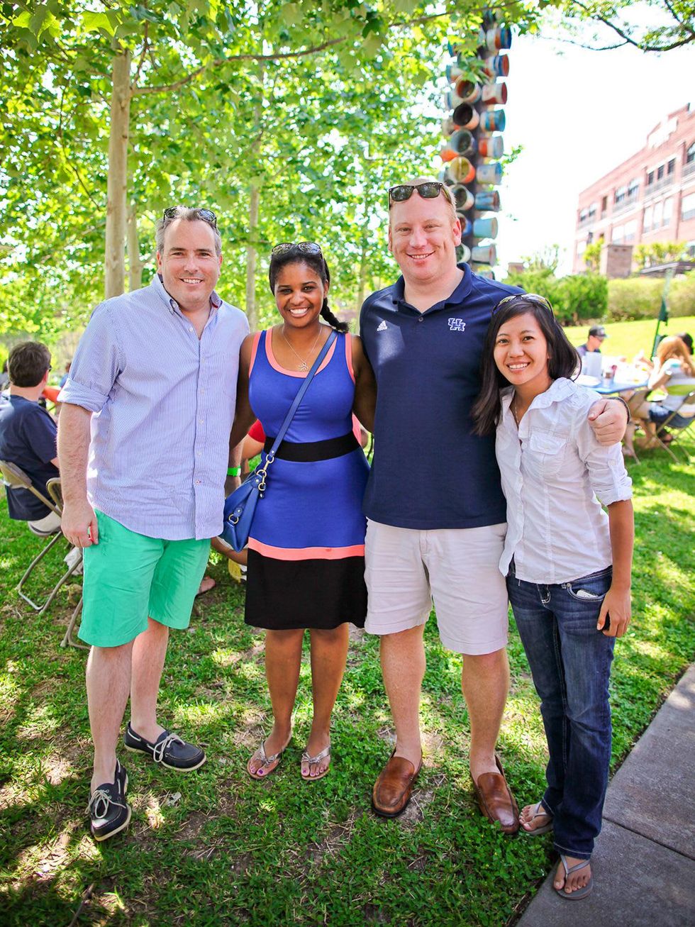 Bayou Buddies Bash April 2013 Jason Fuller, Kellie Dupree, Bill Kelly and Lisa Chang Adveja