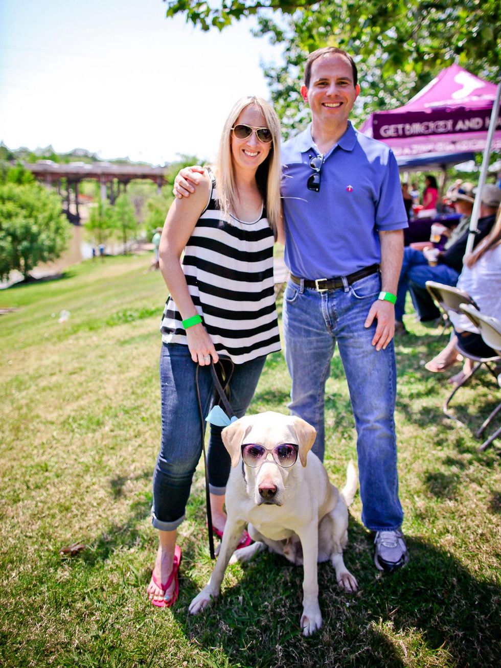 Bayou Buddies Bash April 2013 Jennifer Gress, 'Floyd' and Tom Broughton