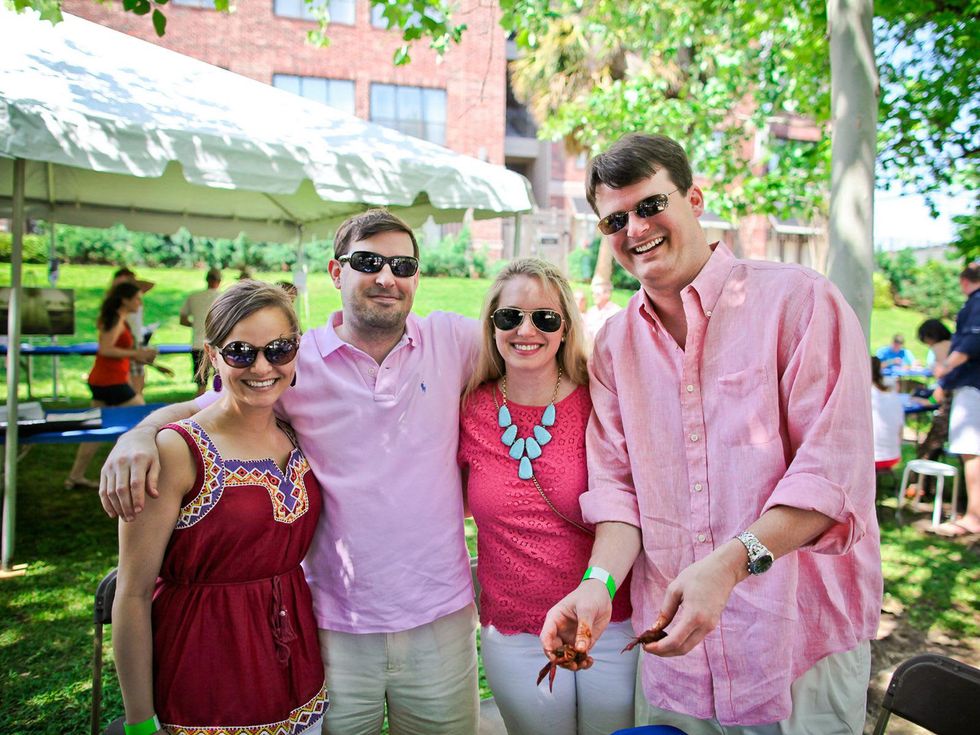 Bayou Buddies Bash April 2013 Jordan Allison, Jason Chatelain, Whitney Rape and Trey Miller