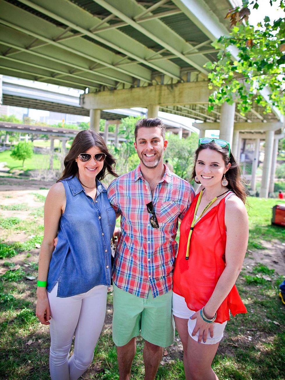 Bayou Buddies Bash April 2013 Kristen Hughey, Skyler Colman and Mary Catherine White