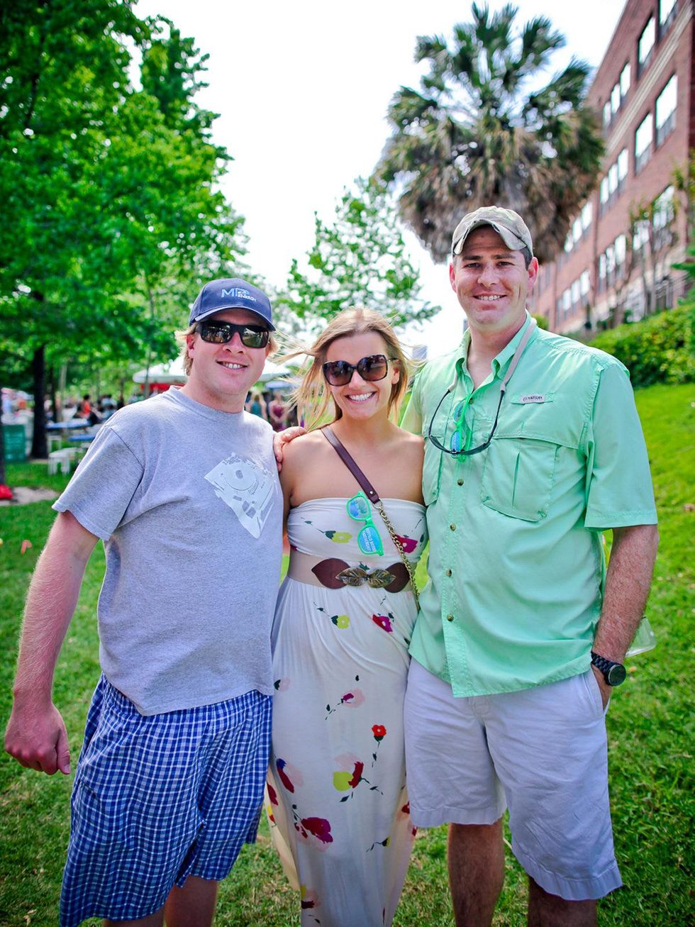 Bayou Buddies Bash April 2013 Rice Lummis, Cassie Detering and Ryan Walsh