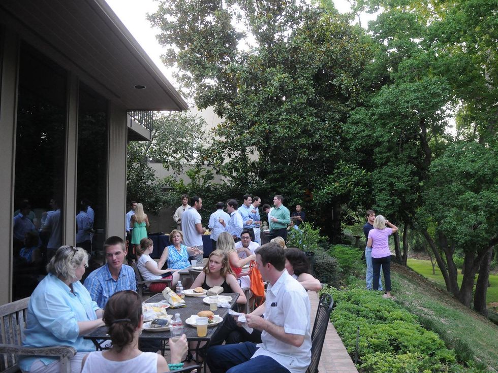 Bayou Herons Burgers & Beer June 2013 crowd venue