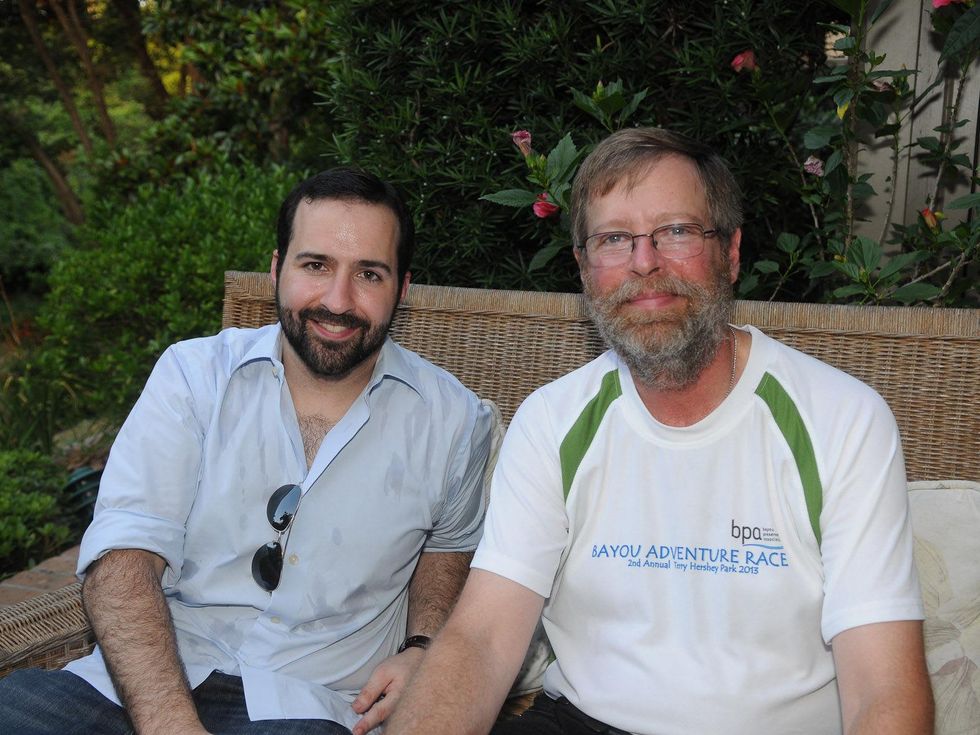 Bayou Herons Burgers & Beer June 2013 John Moot, Steve Hupp, BPA's Water Quality Director