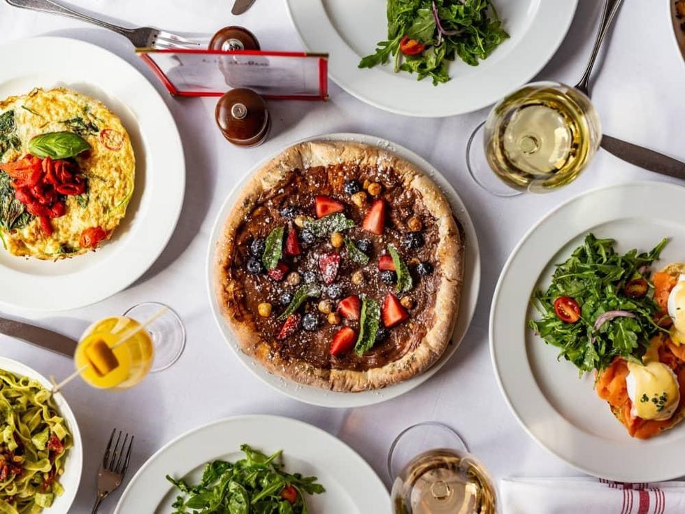 BB Italia brunch spread