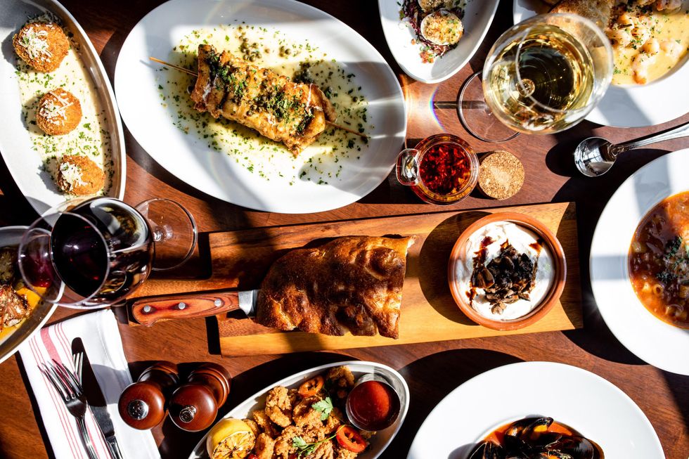 BB Italia food spread