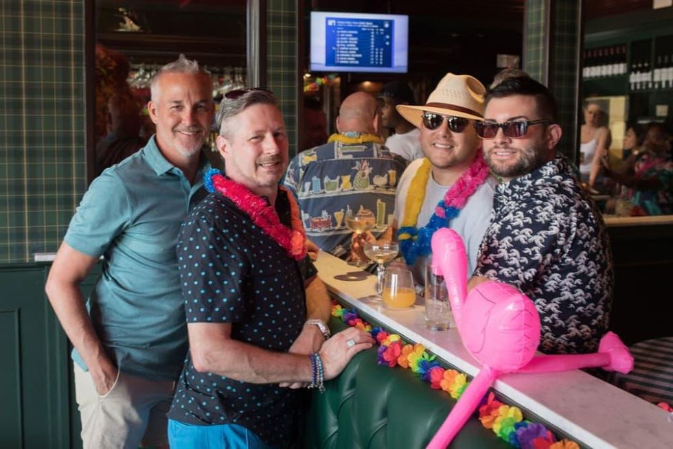 BB Lemon Beach Drag Bash 27. Gary Wood, Craig McLemore, Matthew Moncivais, Zac Wilmore