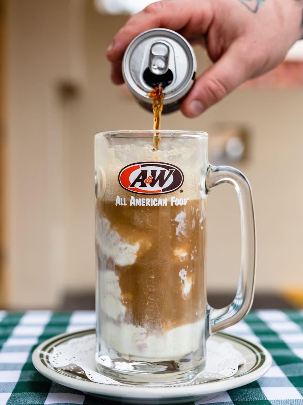 BB Lemon rootbeer float