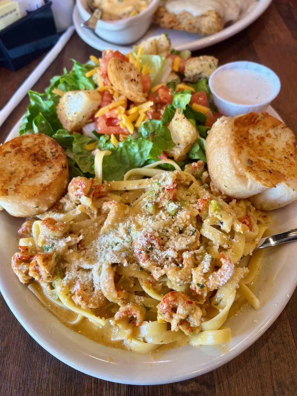BB's Tex-Orleans crawfish pasta