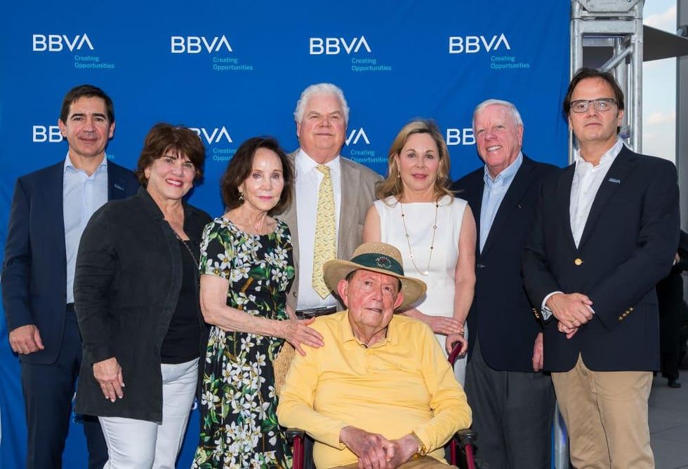 BBVA MFAH Rooftop Garden cocktail reception Trustees