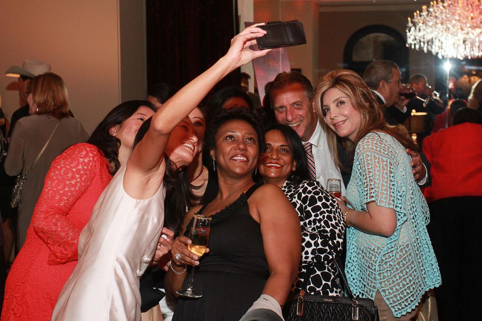 Be An Angel Gala 2015 Sweet Affair Selfie with Dave Muzyka and T H Rogers School teachers