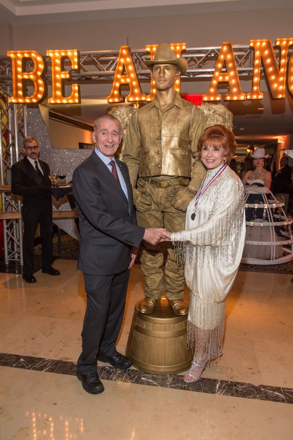 Be An Angel gala 5/16. Walt Cunningham, Dot Cunningham