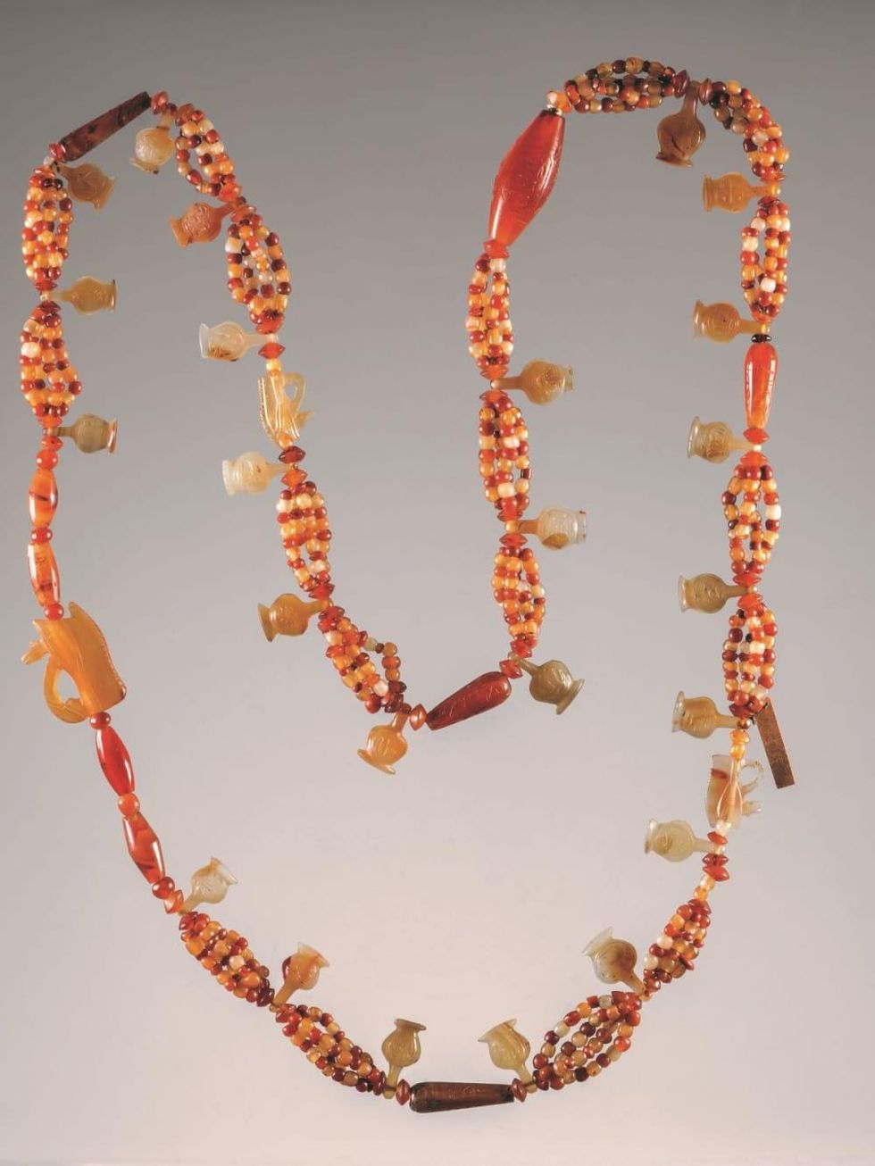 Bead and Amulet Necklace, Nefertari