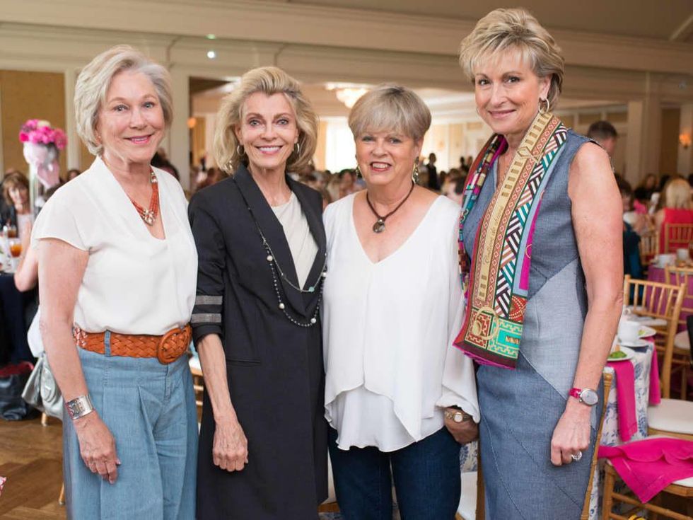 BEAR luncheon 4/16, Sheila Reese, Alice Burguieres, Patti Everett, Veronica Curran