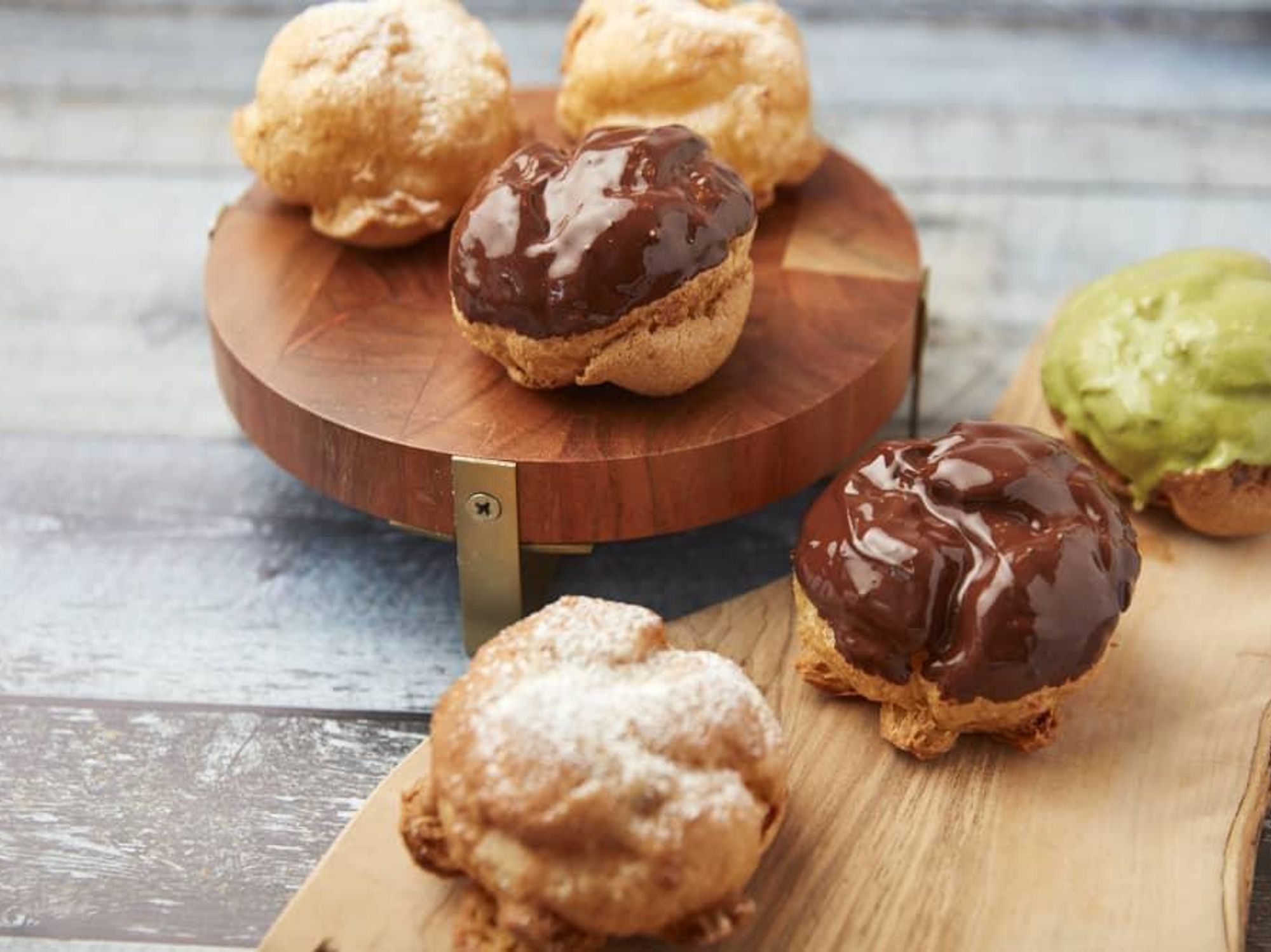 Beard Papa's cream puffs