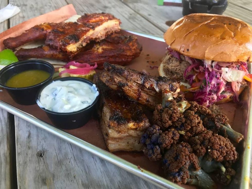 Beaver's Jonthan Jones Arash Kharat barbecue tray