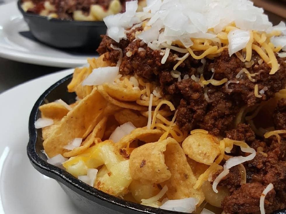 Beaver's Westheimer frito pie mac and cheese