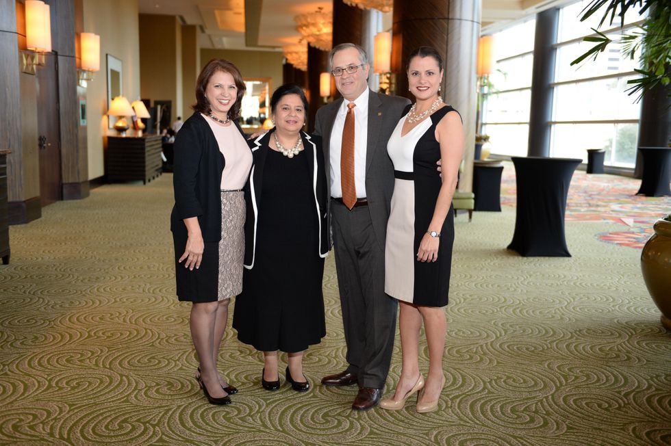 Beckie Mir, from left, Consuelo Castillo Kickbusch, Gasper Mir and Marcie Mir at the El Centro de Corazon luncheon March 2015
